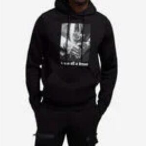 Mens "It Was All a Dream" Hoodie - Black - Size 2XL